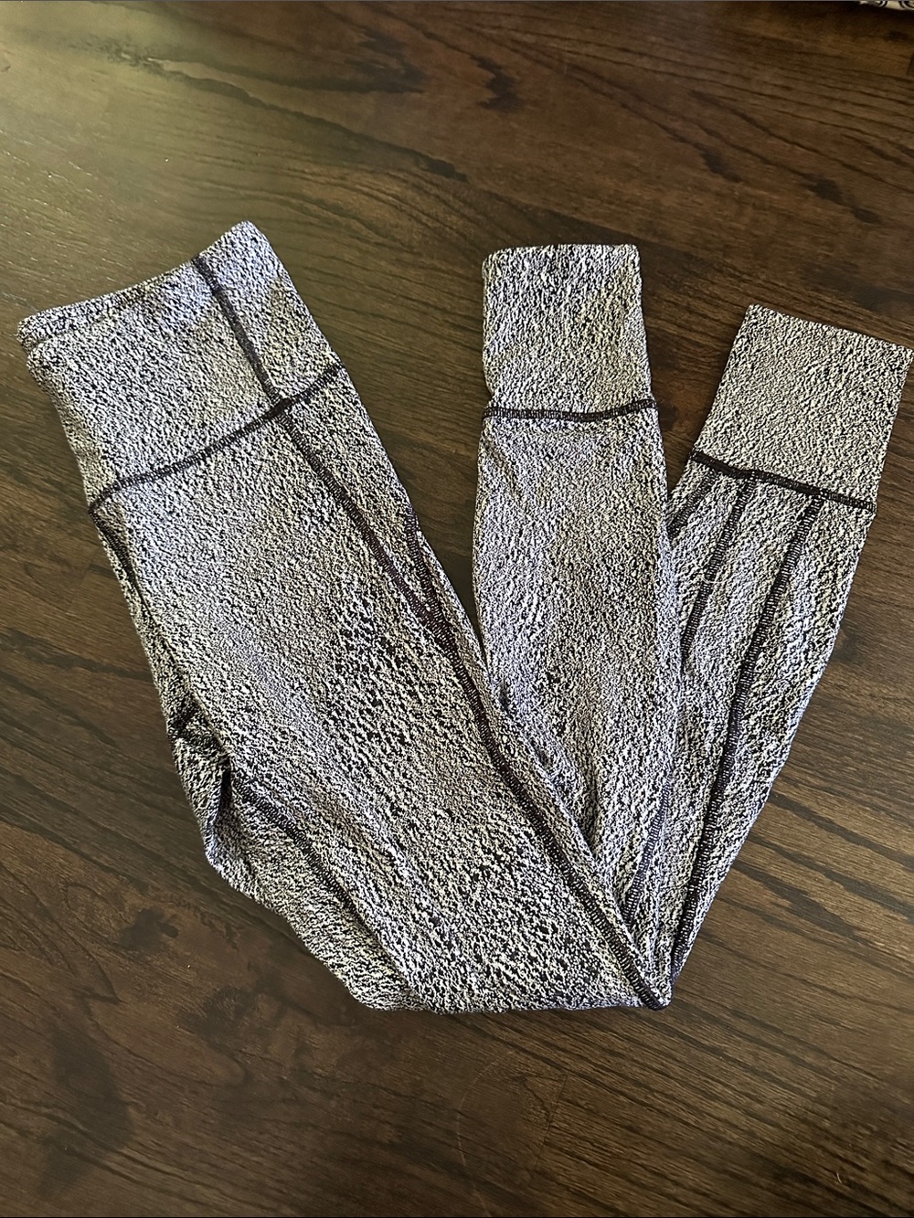 Marbled Gray Workout Leggings